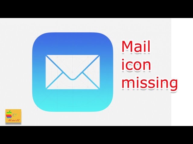 iPhone mail icon missing class=
