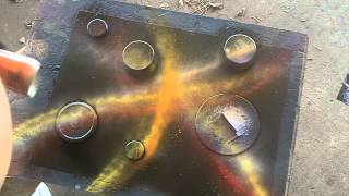 spray paint art galaxy