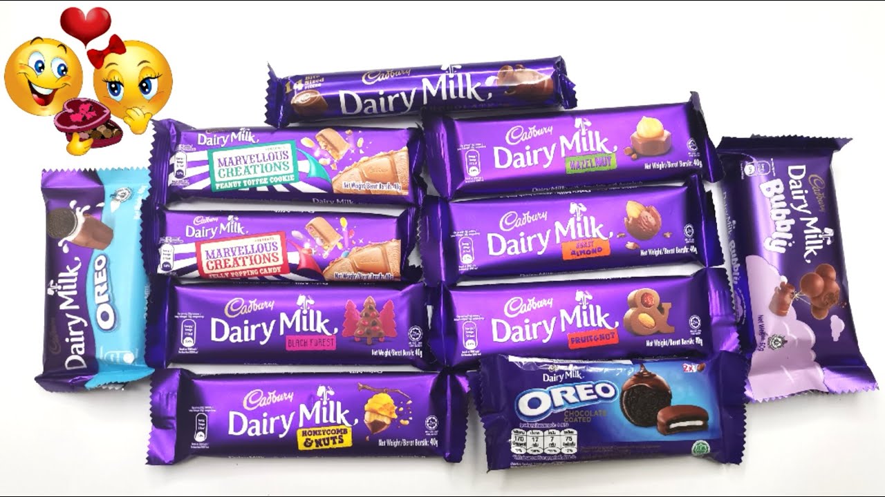 Cadbury Dairy Milk Chocolate Flavors