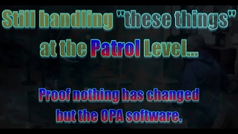 Mijn 3 minuten #012 [Gemeentecommissie - 03 mei 2022] Afgehandeld op patrouilleniveau (zoals gebr...