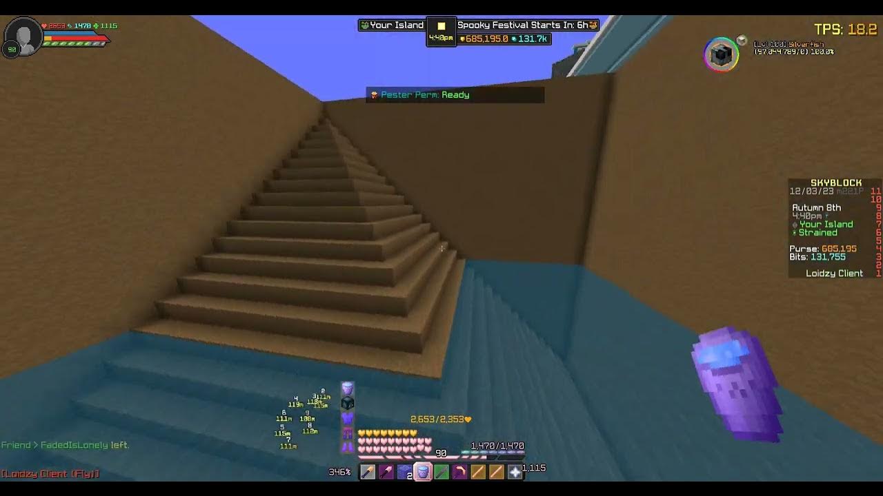 How to put the water in Guardian Farm Hypixel Skyblock Stranded YouTube