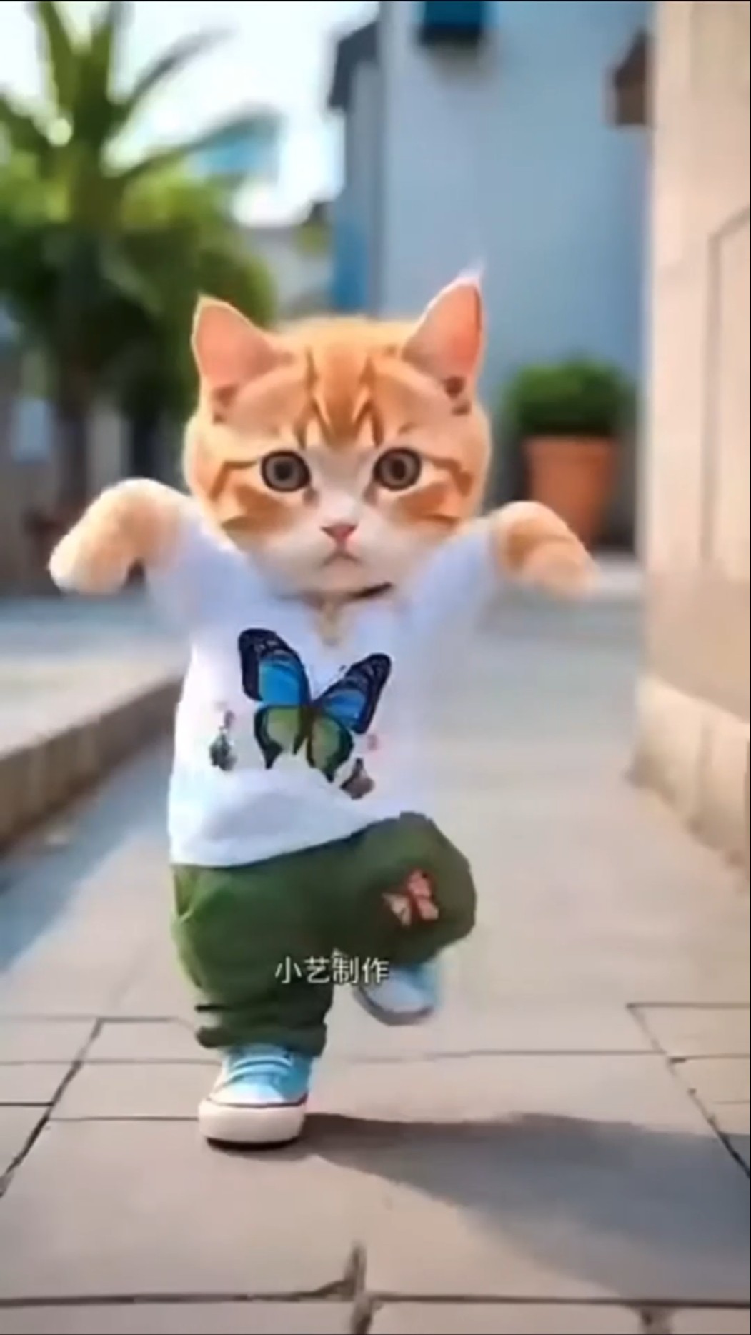 القطه تقلد فيصل ??‍♂️♥️??? #shorts
