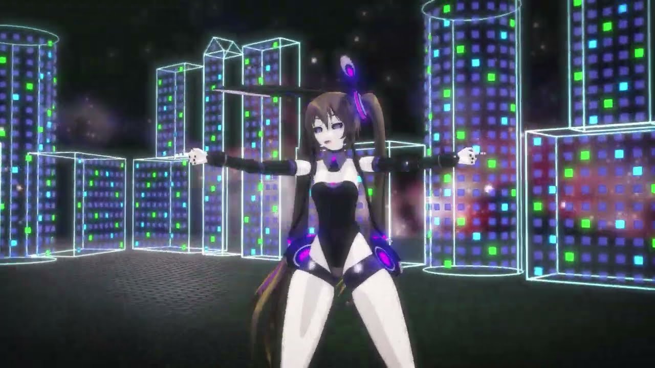 【MMD】いけないボーダーライン　～TDA Black Rabbit Miku～