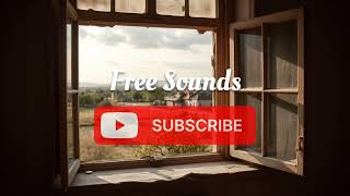 Free Sound Effect | Opening & Closing an Old Window | Creaky Frame & Glass SFX