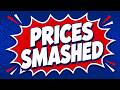 PRICES SMASHED Digital Signage Display Screen | 11 Hours | Retail Store Advertising TV Screen