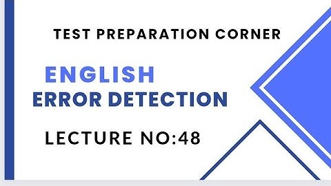 Error Detection lecture No:48|BPS 5 to BPS 15 |Spcs |FBR |FIA| MPT