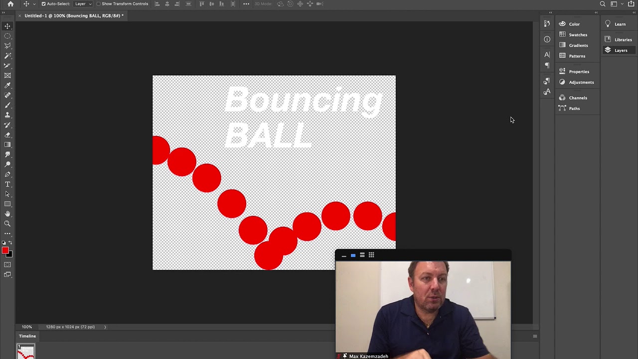 Photoshop Tutorial: How to Create GIF Animations for Web - in ASL - YouTube