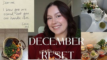 December Reset ✨ reflecting, deep cleaning, goal setting & vision board