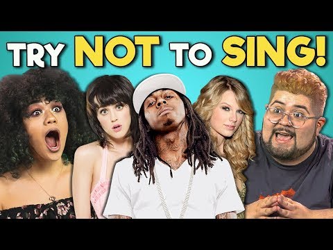COLLEGE KIDS REACT TO TRY NOT TO SING ALONG CHALLENGE (10th Anniversaries)