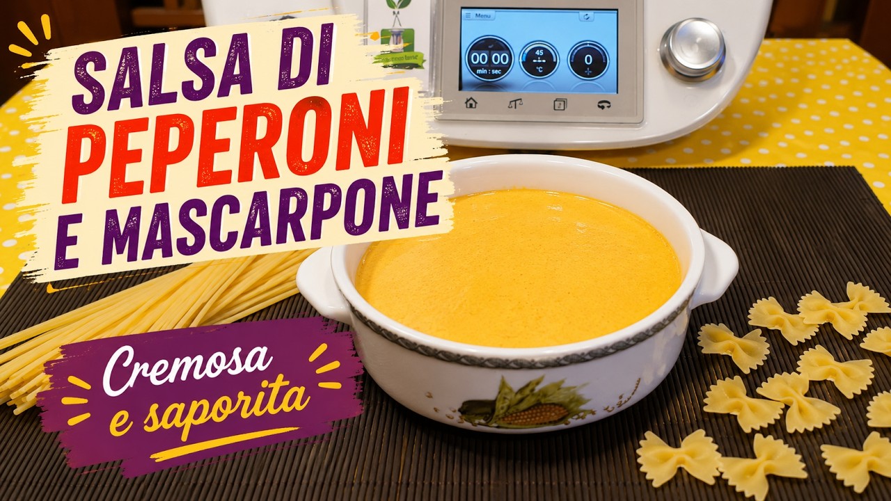Salsa peperoni e mascarpone