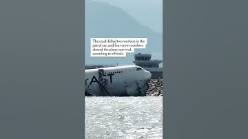 Cargo Plane Slides Off Runway in Hong Kong, Killing 2 Ground Crew