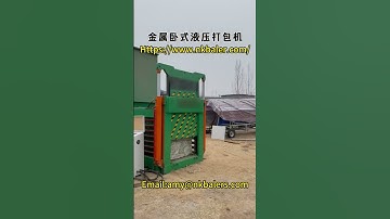 Scrap Metal Horizontal Balers