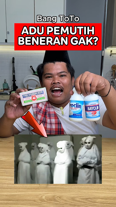 ADU PEMUTIH PALING BERSIH‼️ Mane nyang paling putih yee? 🤔