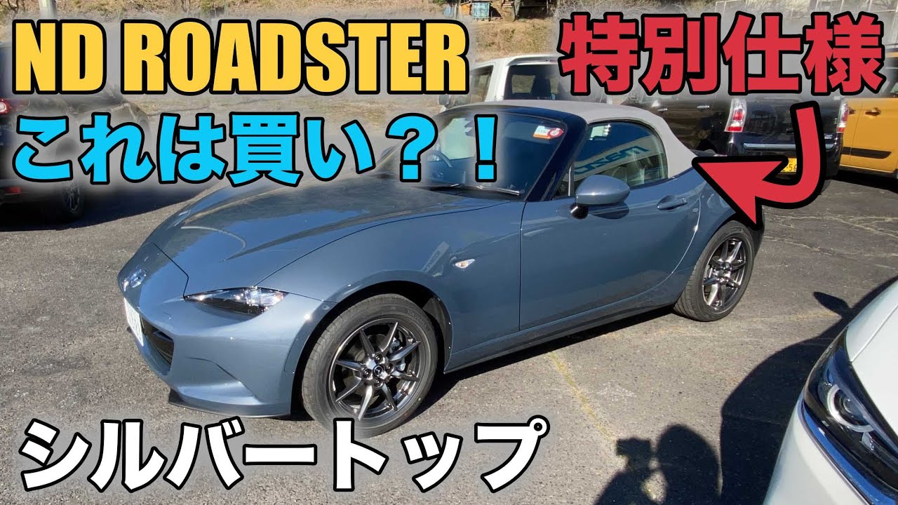 Nd Roadster 限定車 シルバートップ ポリメタルグレー 見てきました Limited Car Silver Top I Have Seen Youtube