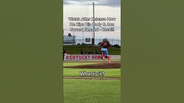 Follow through pitching mechanics of pro baseball pitchers.