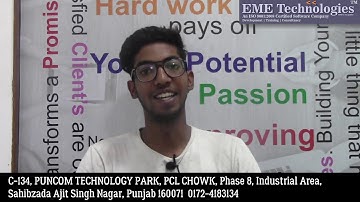 Python Training in Mohali | Chandigarh University | Student Feedback | kripanshu