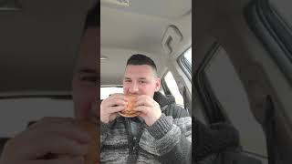 I tried the Burger King double stacker / semi review -