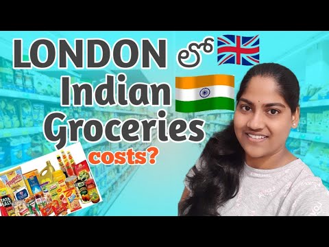 london lo indian groceries cost || indian grocery store in london ...
