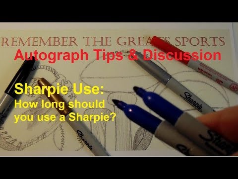 Marketing Sharpie Autograph Markers