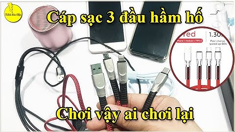 So sánh cáp sạc 3 đầu của TOPK và JOYROOM
