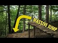 Building a massive wooden jump for mtb