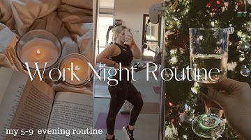 VLOGMAS DAY 5: night routine | relaxing and realistic after a busy 9-5 work day