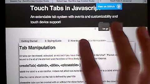 Touch Tabs jQuery Plugin working on iPad 1