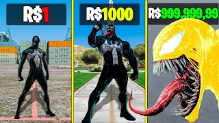 VENOM DE R$ 1 para R$1.000.000,00 no GTA 5!