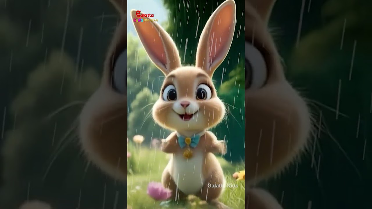 Le petit lapin - The Little Rabbit  | French Nursery Rhymes for Children's | française | Shorts