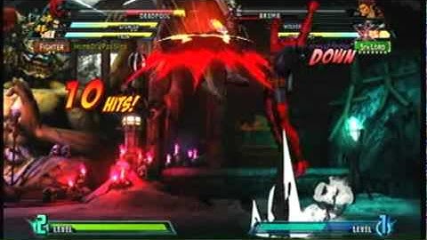 Marvel Vs Capcom 3 Xbox Live Player Match vs PrincessZombiie