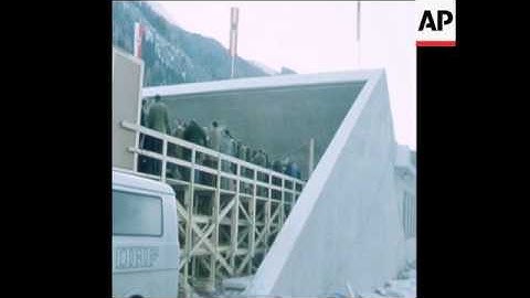 SYND 3 12 78 OPENING OF THE ARLBERG ALPS TUNNEL