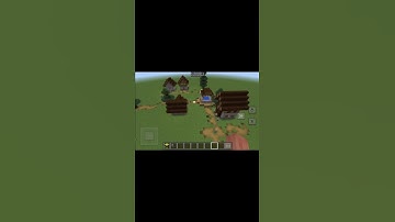 Exploding A Nuke In Village! #minecraft #nuke #explodes