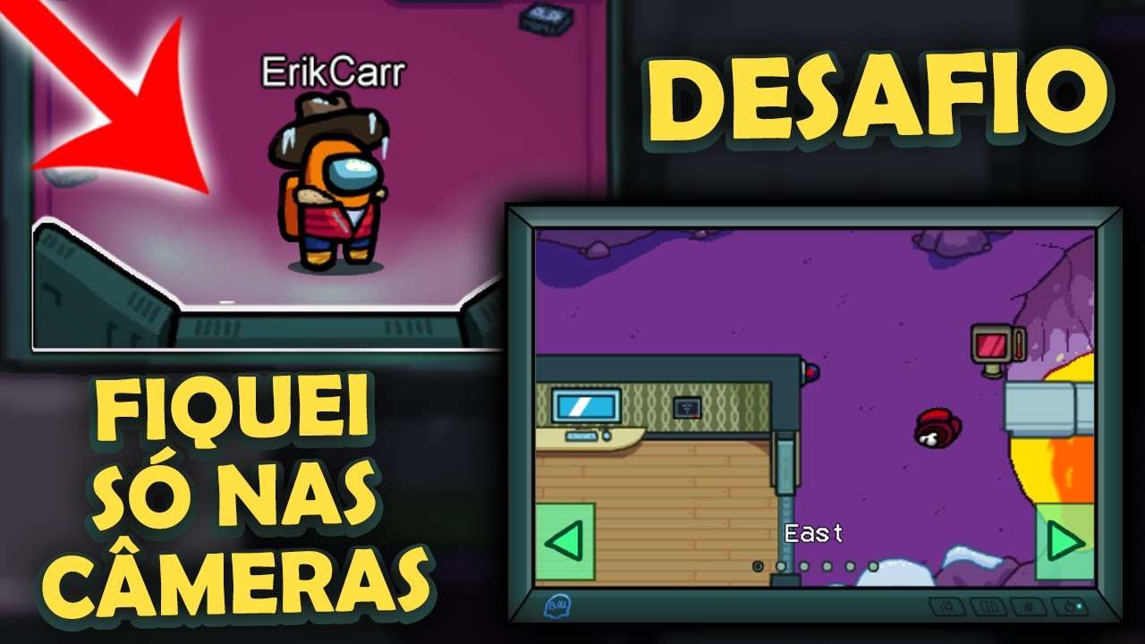Fiquei a Partida INTEIRA nas CÂMERAS no POLUS - Among Us - YouTube