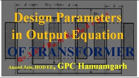 04 EE-304 Specific loading in transformer design