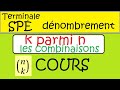 Term sp maths dnombrementcombinaison k parmi n cours la dfinition