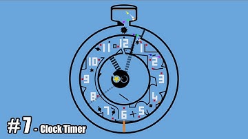 Clock Timer - Algodoo Marble Race
