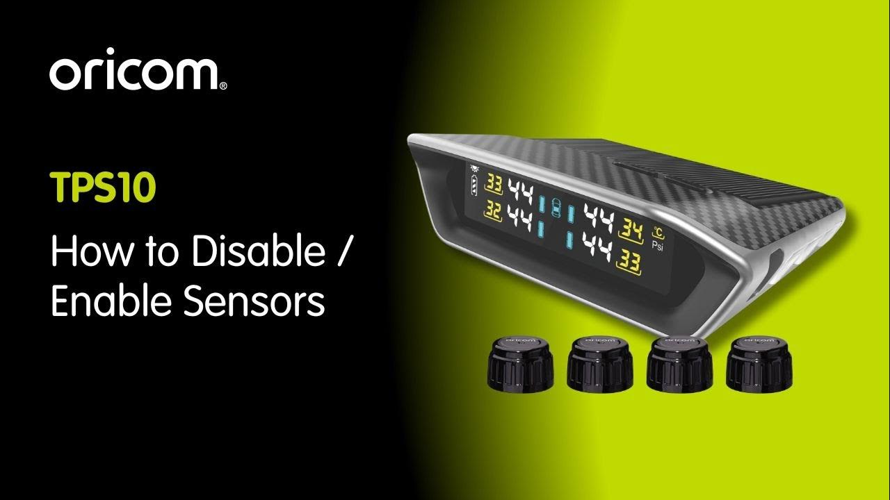 How to Disable/Enable External Sensors from the TPS10 Tyre Pressure