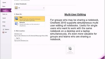 OneNote 2010  |  New Features in 2010