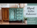 Elegant Buffet Makeover | Ultimate Guide To Blending Blend Paint on Furniture With  Bella Renovare