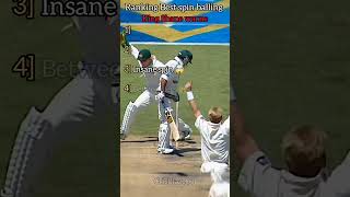 Ranking Best spin balling king Shane warne | #cricketshorts #cricket