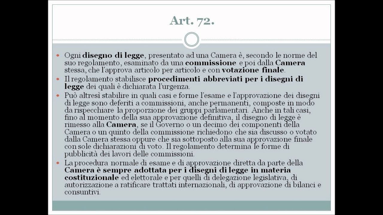 Articolo 72 Costituzione Italiana wmv YouTube articolo-72-costituzione-italiana-wmv-youtube