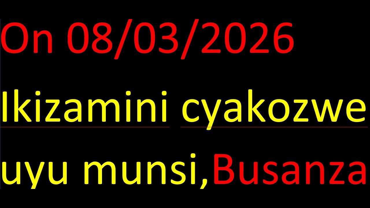 08 03🚨AMATEGEKO Y’UMUHANDA🚨IBIBAZO N’IBISUBIZO🚨🚔🚨BY’IKIZAMI CYA PROVISOIR  CYAKOZWE UY MUNSI 2026