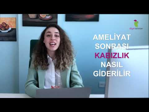 AMELİYAT SONRASI #KABIZLIK NASIL GİDERİLİR?