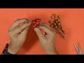 Frutos de acebo y cerezos navideos. Fcil de hacer. Adornos navideos Navidad 2021. Diy. Artesanato