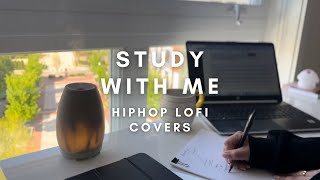1hr STUDY WITH ME📚 LOFI HIPHOP COVERS🎧 STUDY LOFI, REAL TIME