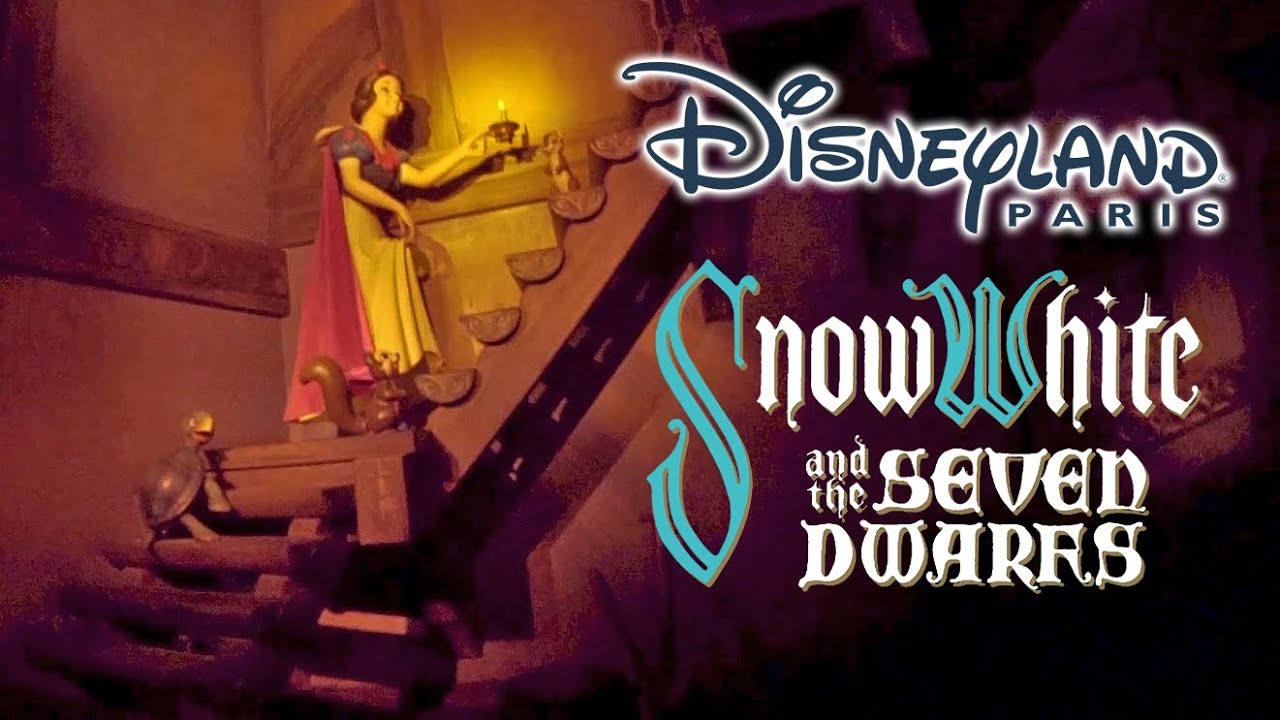 Snow White and the Seven Dwarfs Disneyland Paris On Ride Low Light HD POV