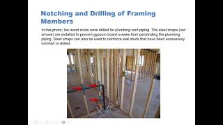 OBC Quick Tips: Notching and Drilling of Framing Members