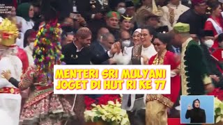 MENTERI KEUANGAN SRI MULYANI JOGET //HUT RI KE 77.