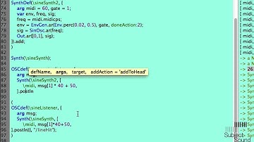 How To Tutorial - An Introduction To OSC - SubjectSound