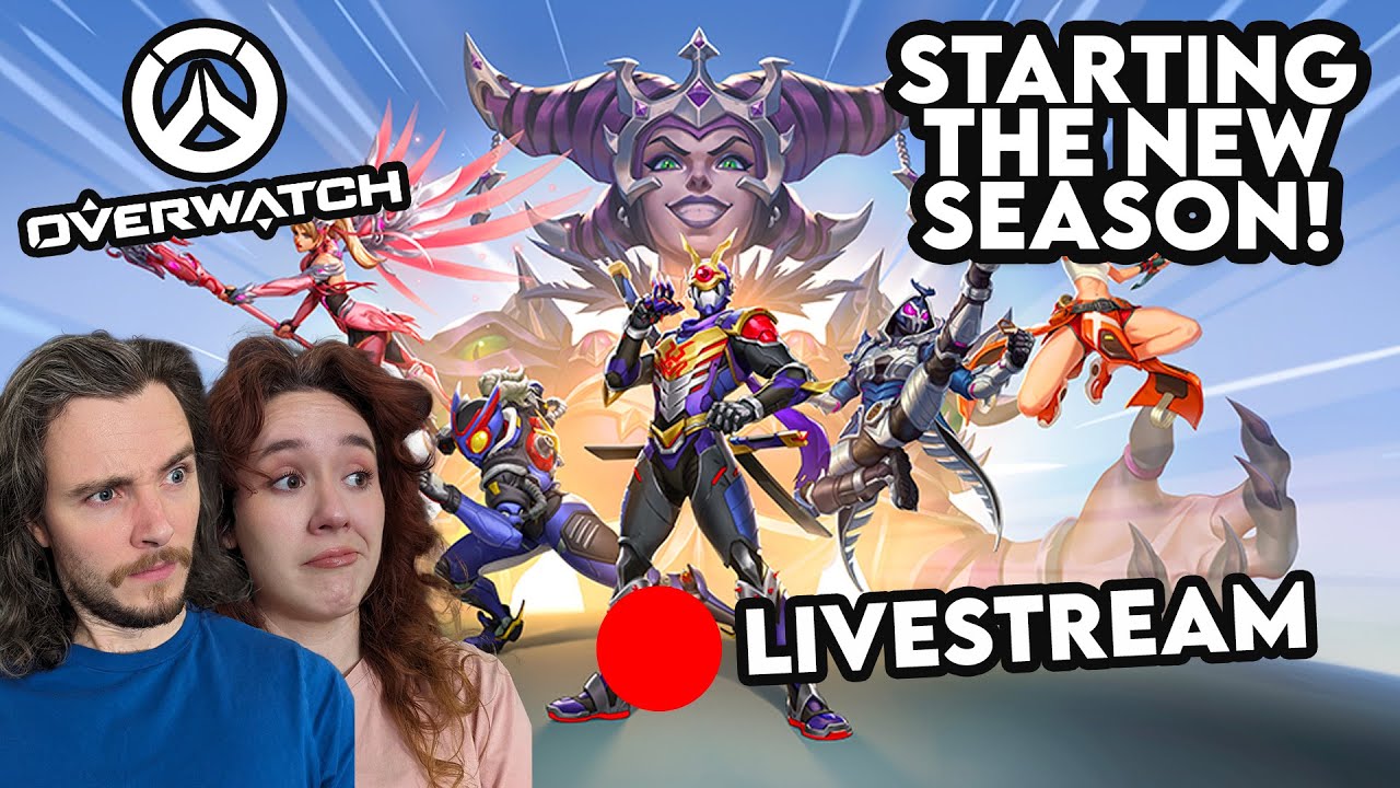 OVERWATCH Gaming! Dual Screen Gameplay Couple Coop  - Couplecade